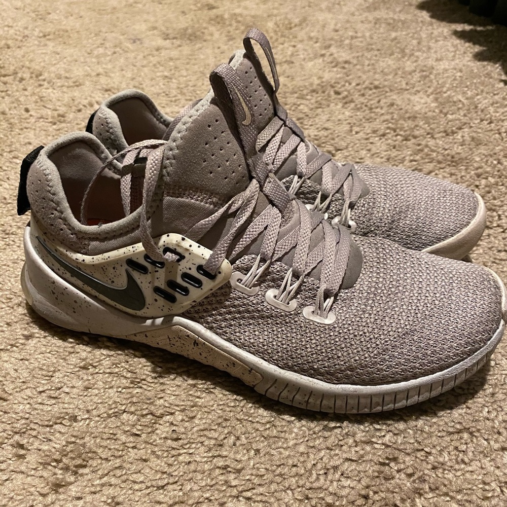 Gray Nike Metcons